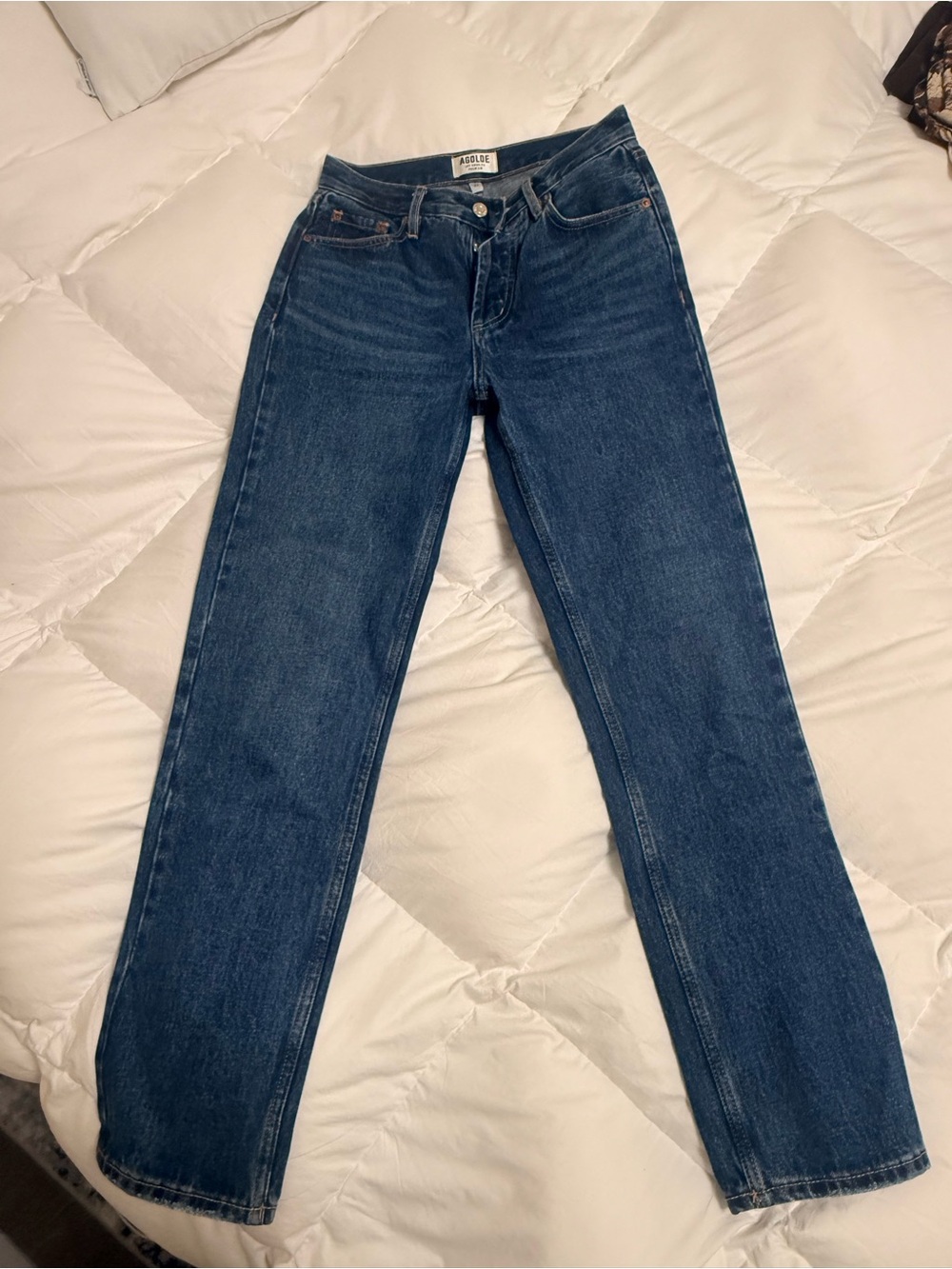 AGOLDE Jamie High Rise Classic Straight Leg Jeans dark Blue - 90’s - Size 27